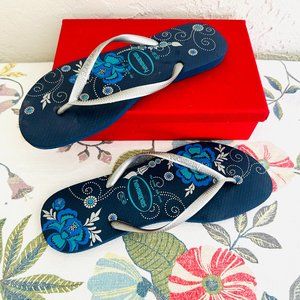 Havaianas Flip Flops US 9/10 Floral Tropical